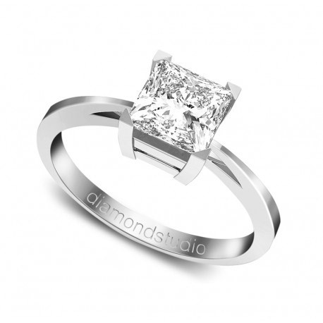 Princess-cut diamond rings | Diamond Registry