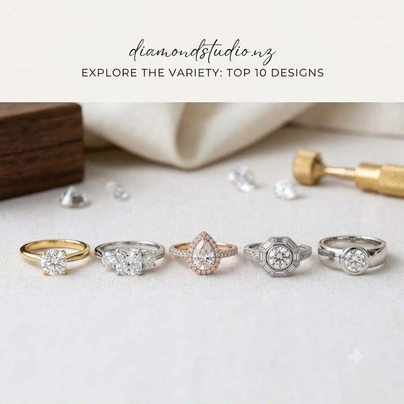 Top 10 Engagement Ring designs in Auckland